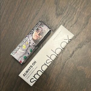 NWT Smashbox Always On Cream Shadow and be legendary prime and plush lipstick